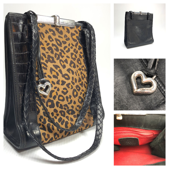 brighton alligator purse